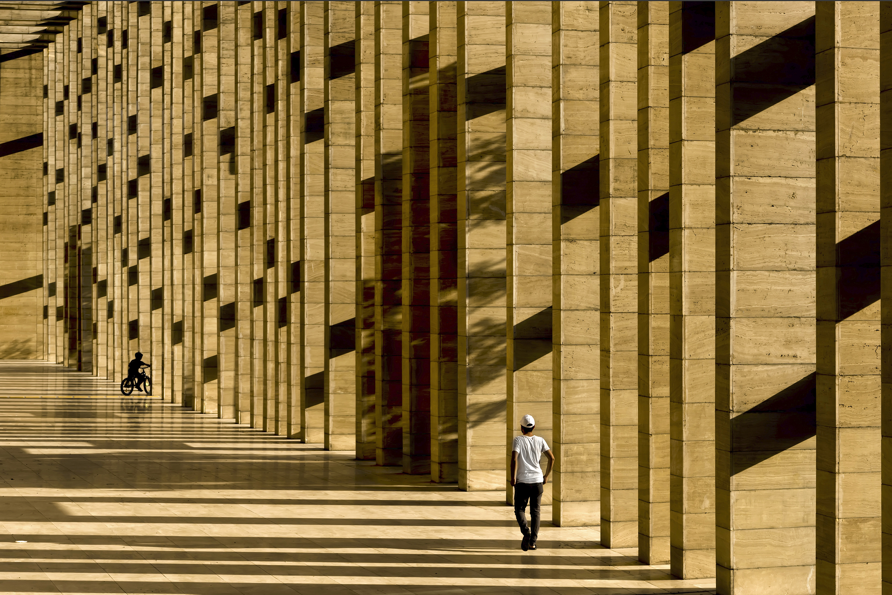 Playing With Light and Shadow in Archeology Musuem