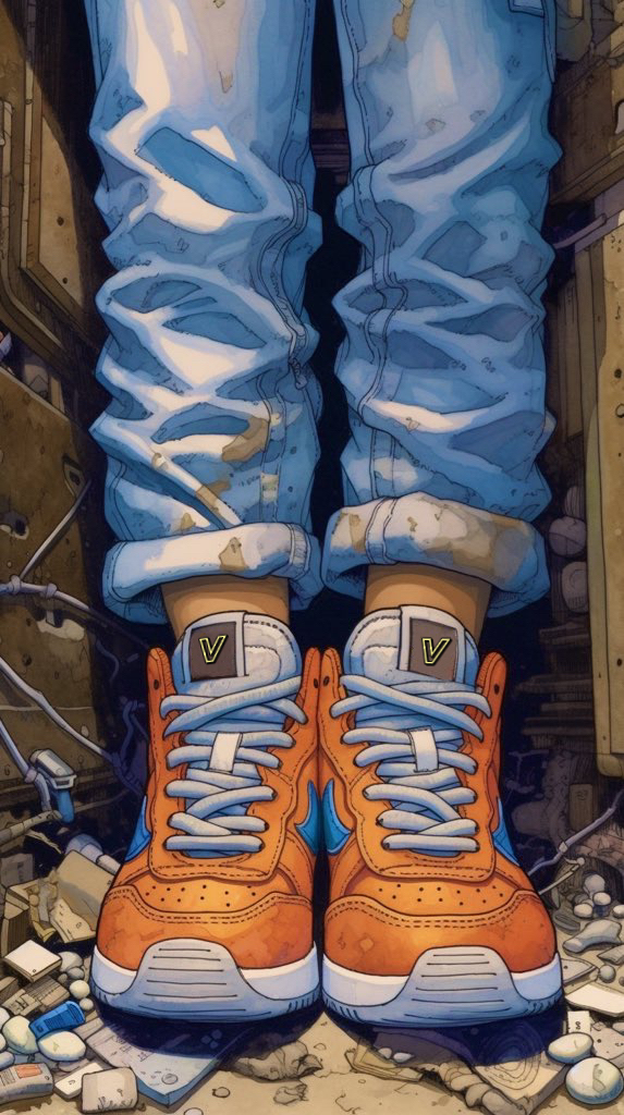 God gave you shoes To fit you So put 'em on 