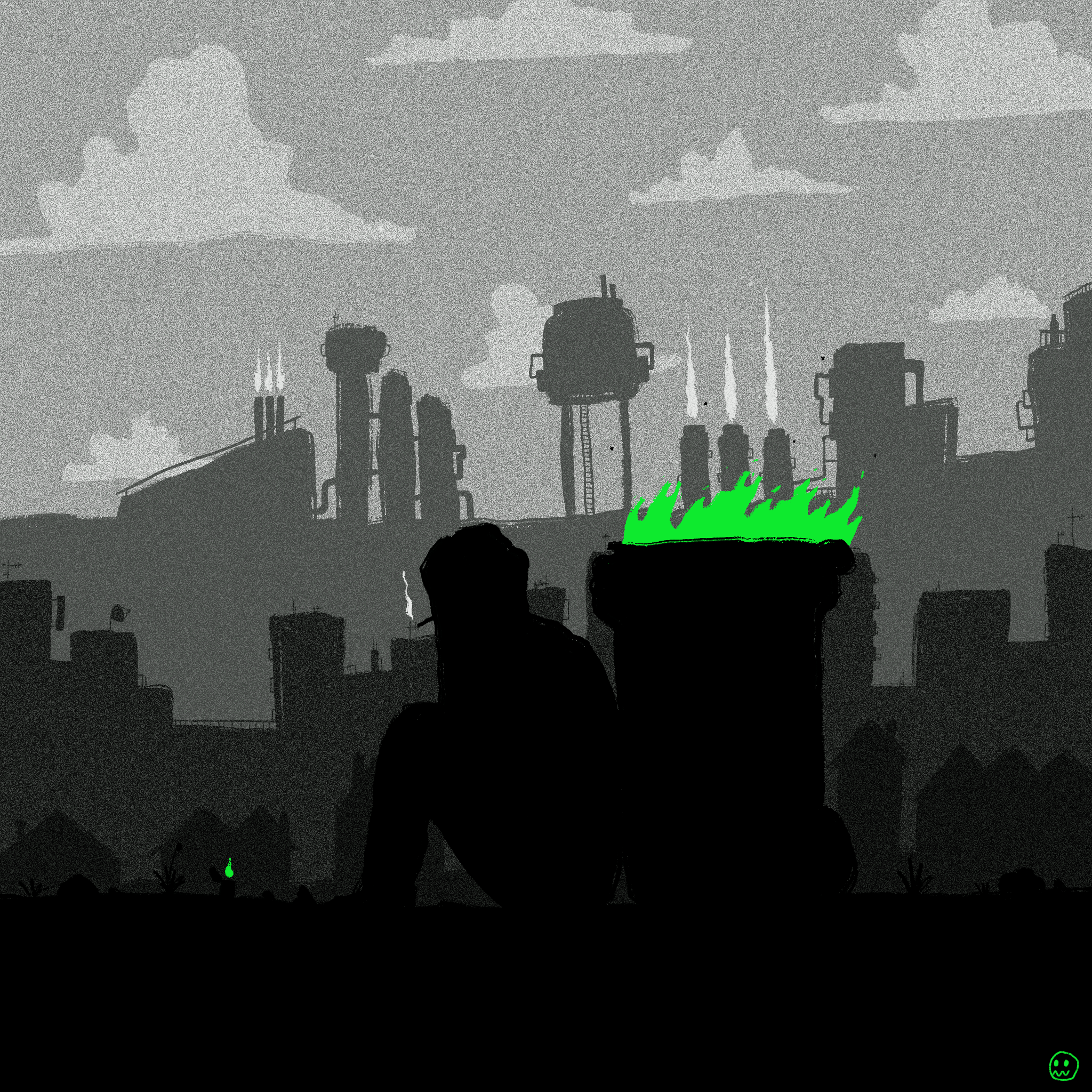 Trash art because trash world