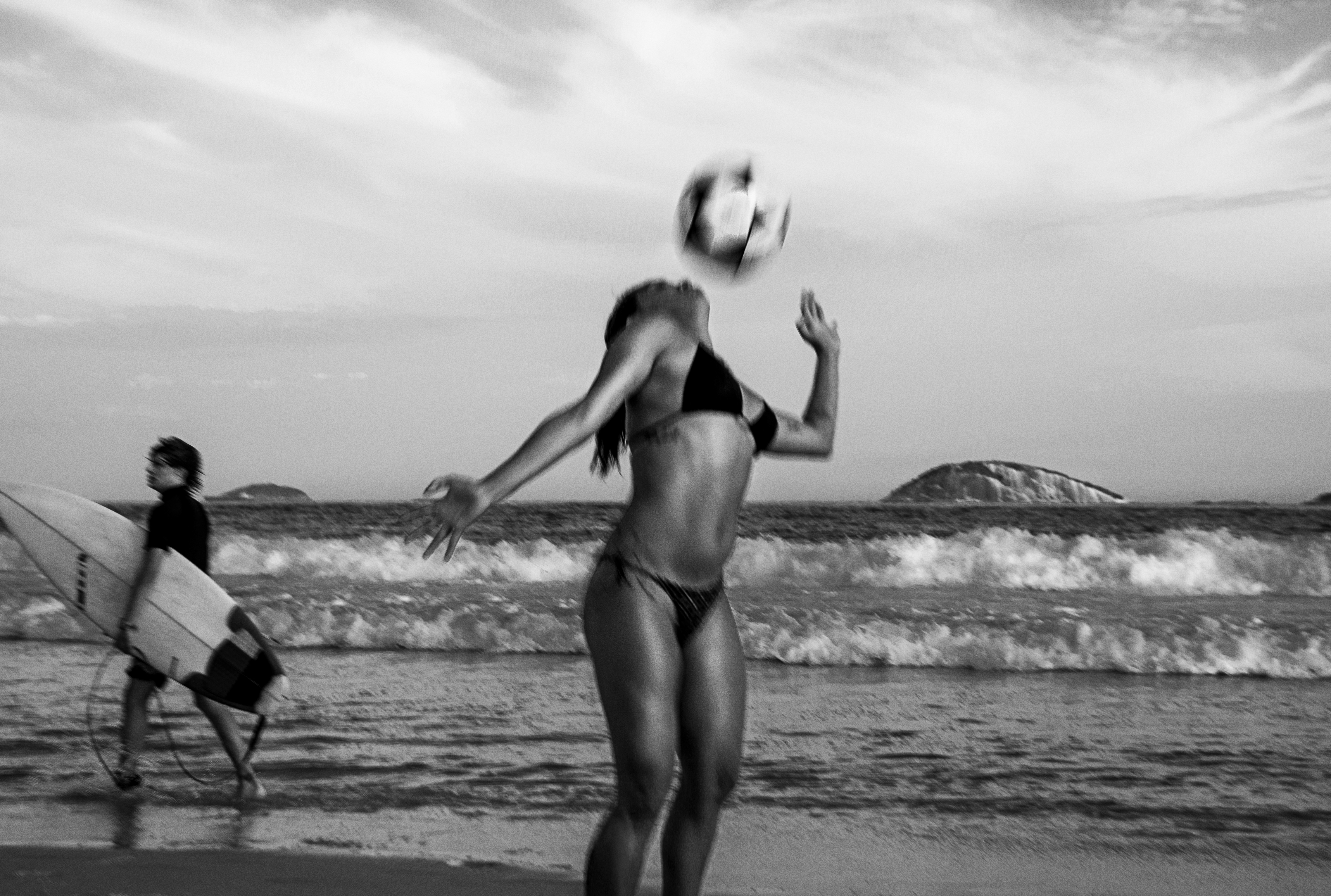 The woman and the wind