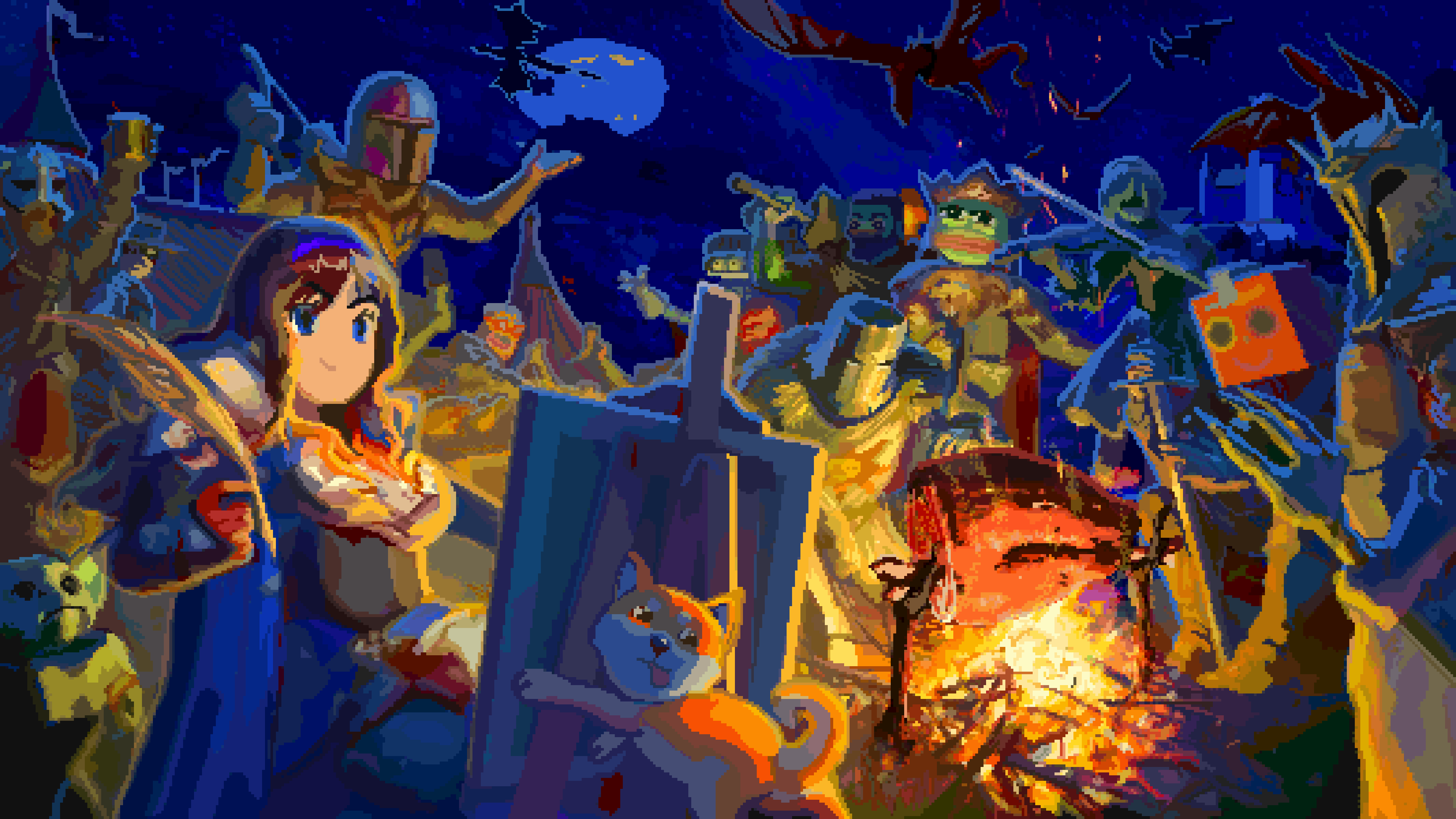 Legends around the campfire