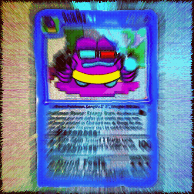 Super Fake Rare Holographic PeePee Trading Card 1