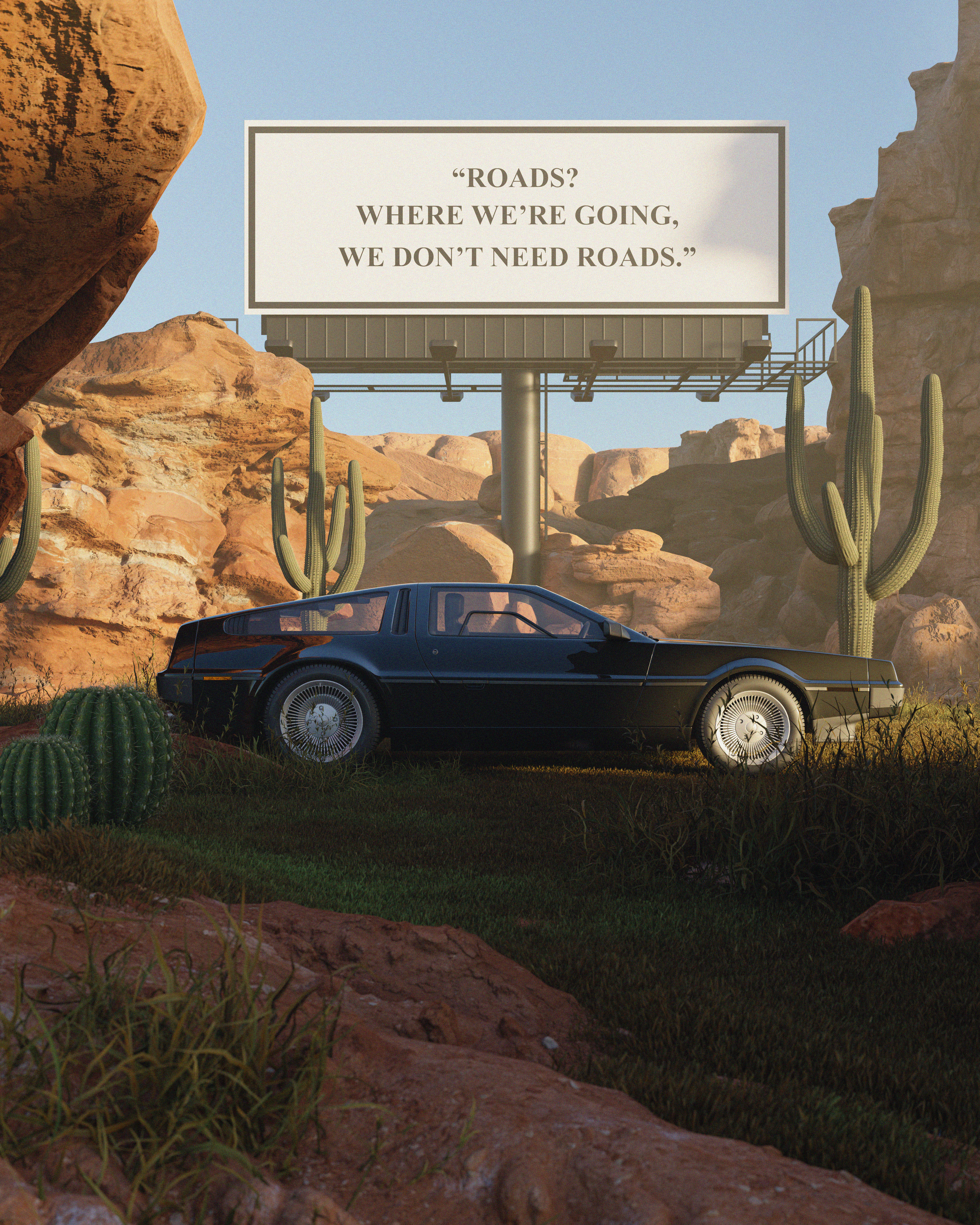 WE DON'T NEED ROADS