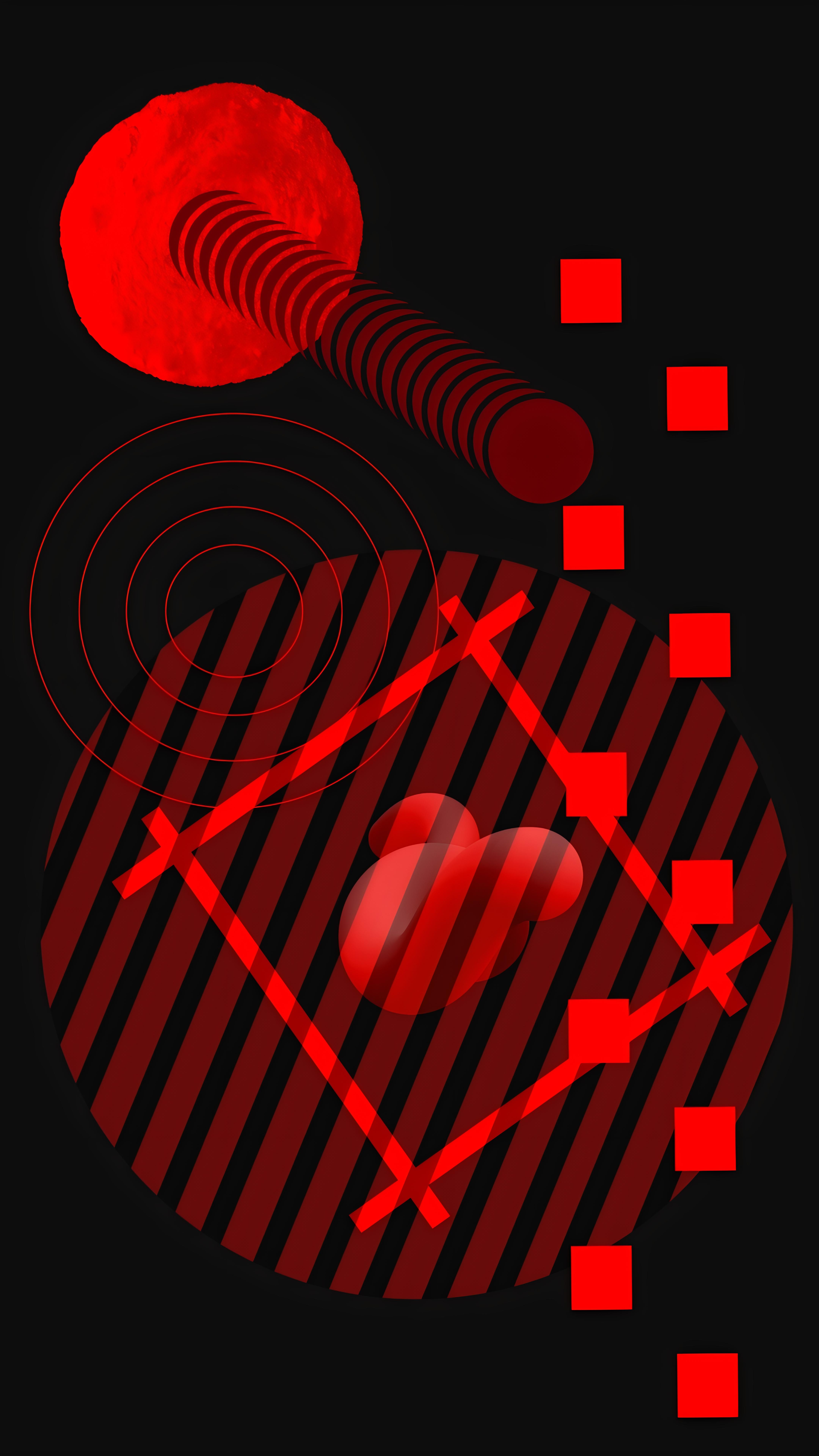 RED AND BLACK