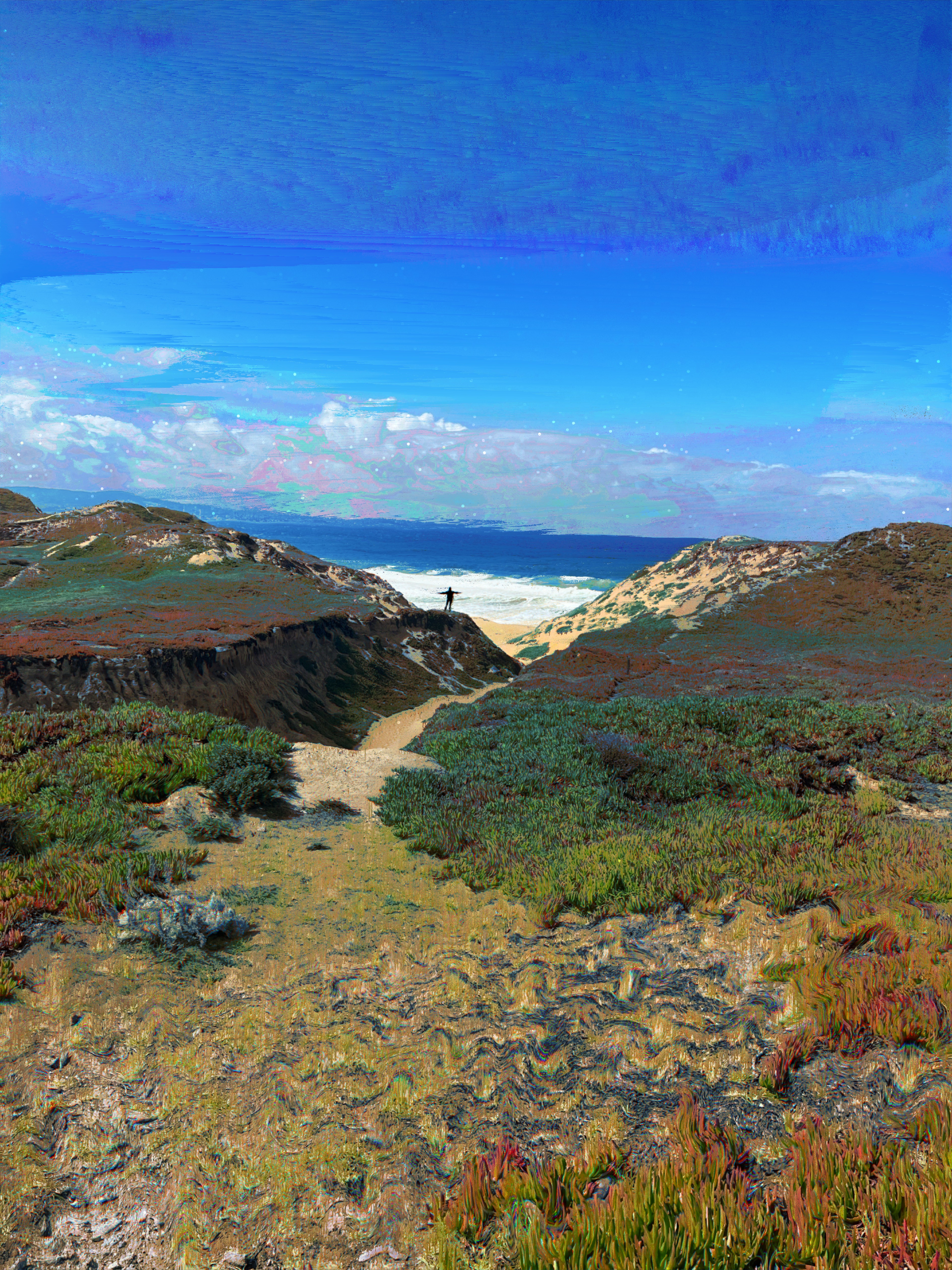 a visit to the beach, on psychedelics