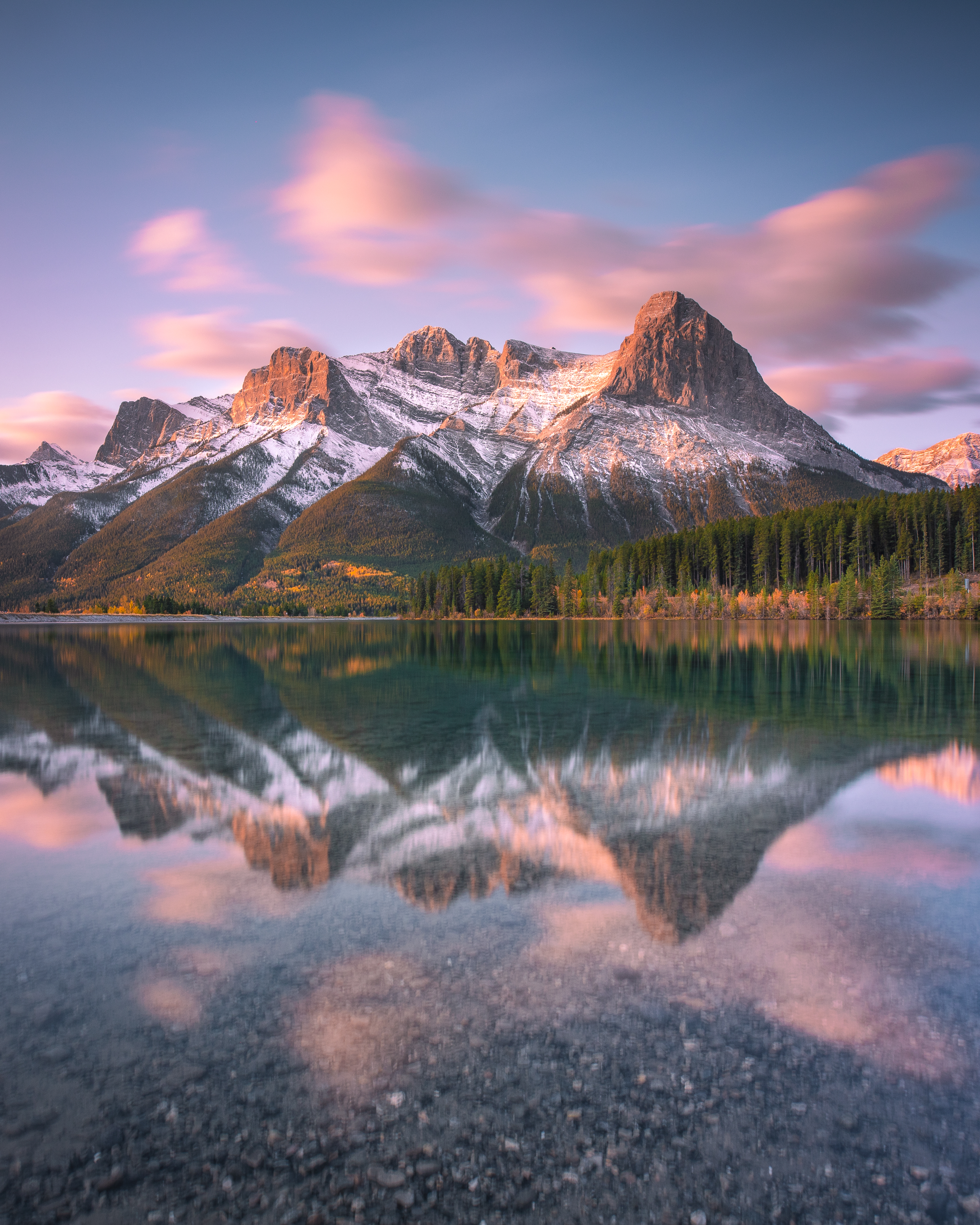 Pastel Dawn in Canmore