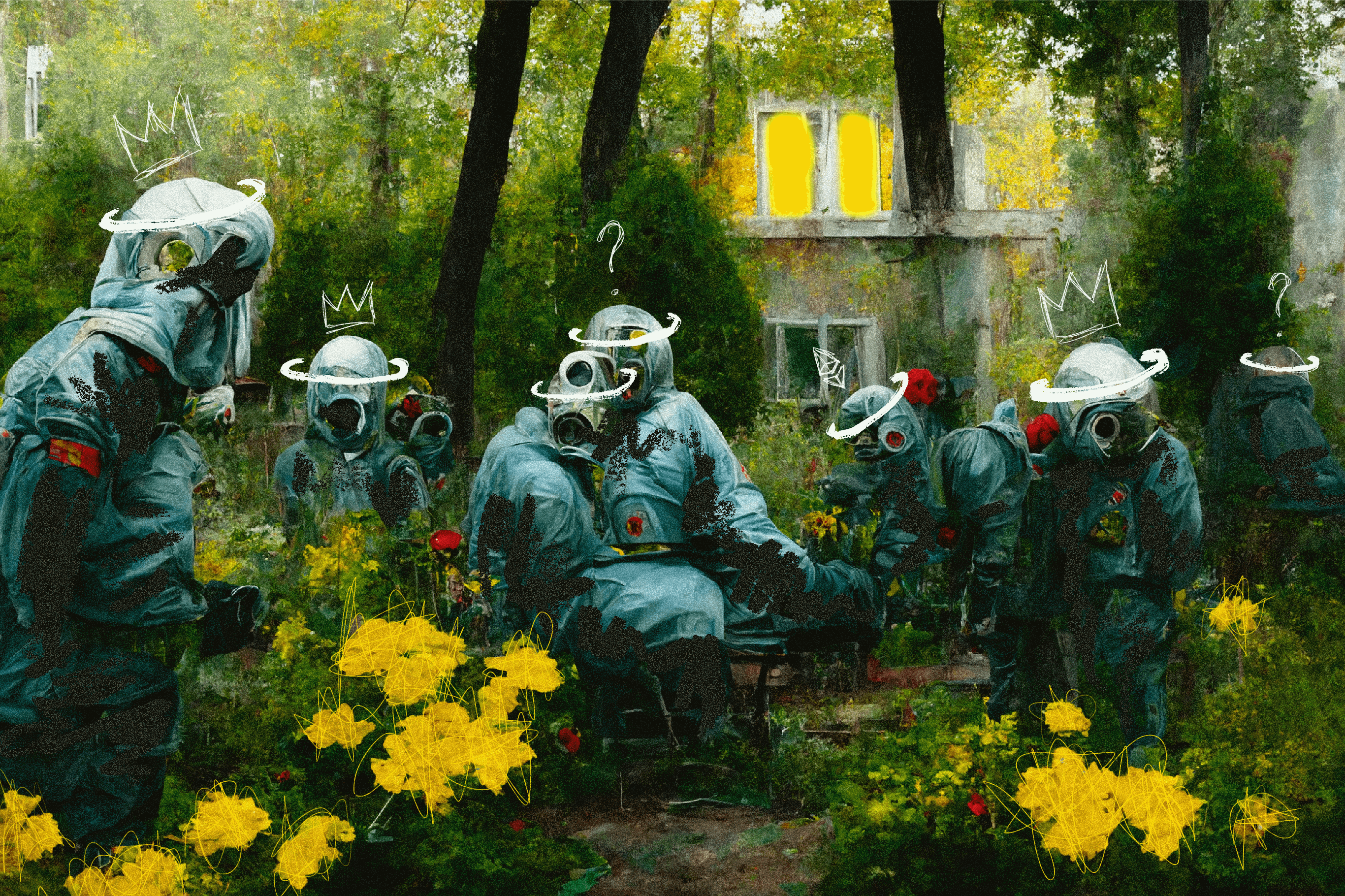 Stalkers in the garden 