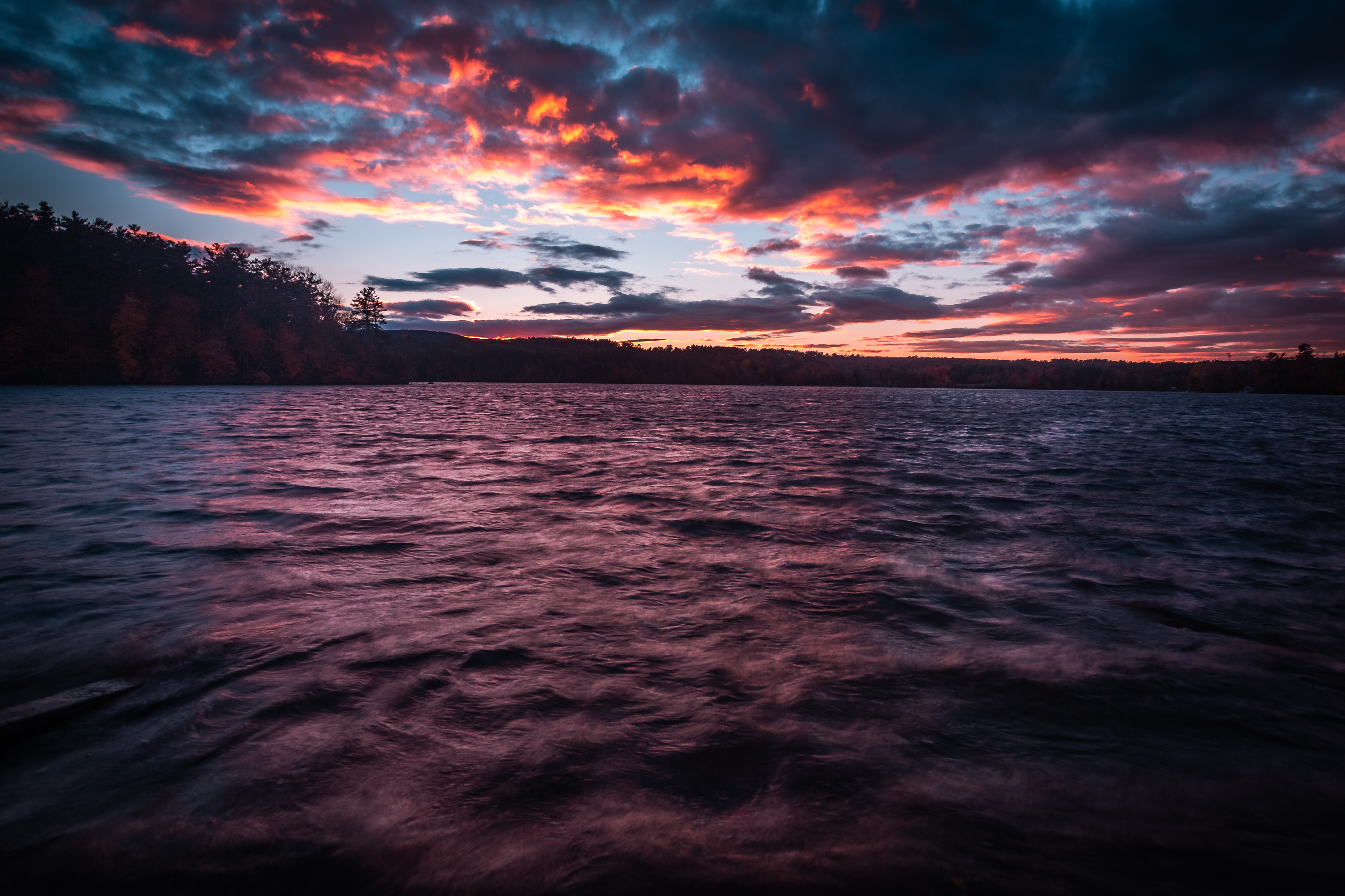 Laurel Lake Sunset (Workflow Series #3)