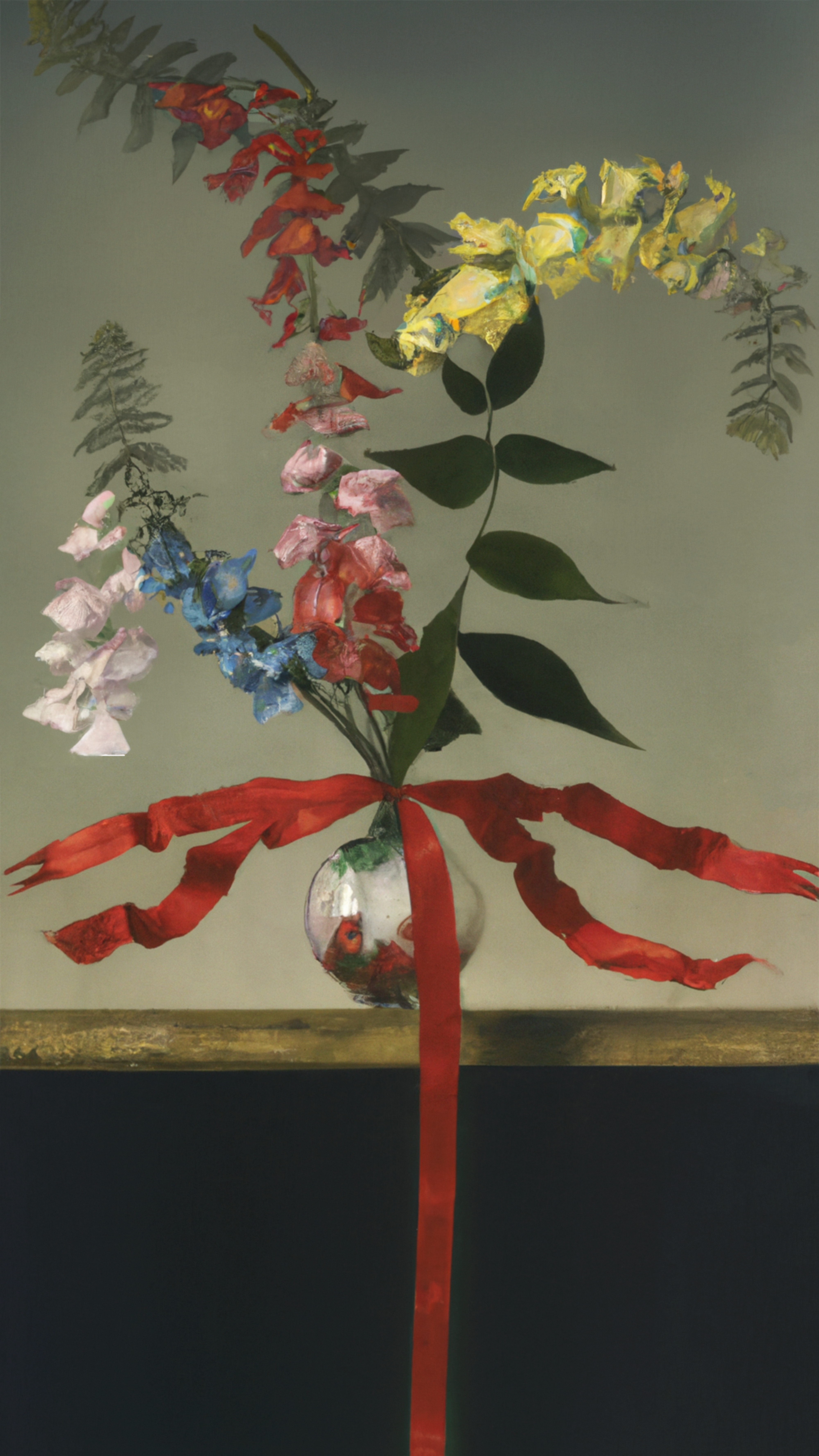 Nature Morte au Ruban Rouge