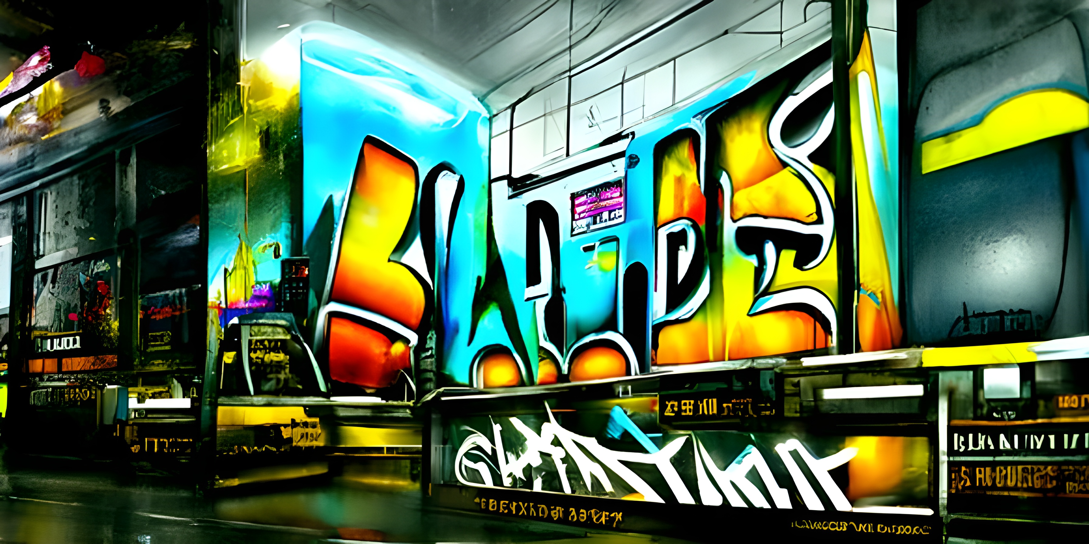 NYC Subway Graffiti A