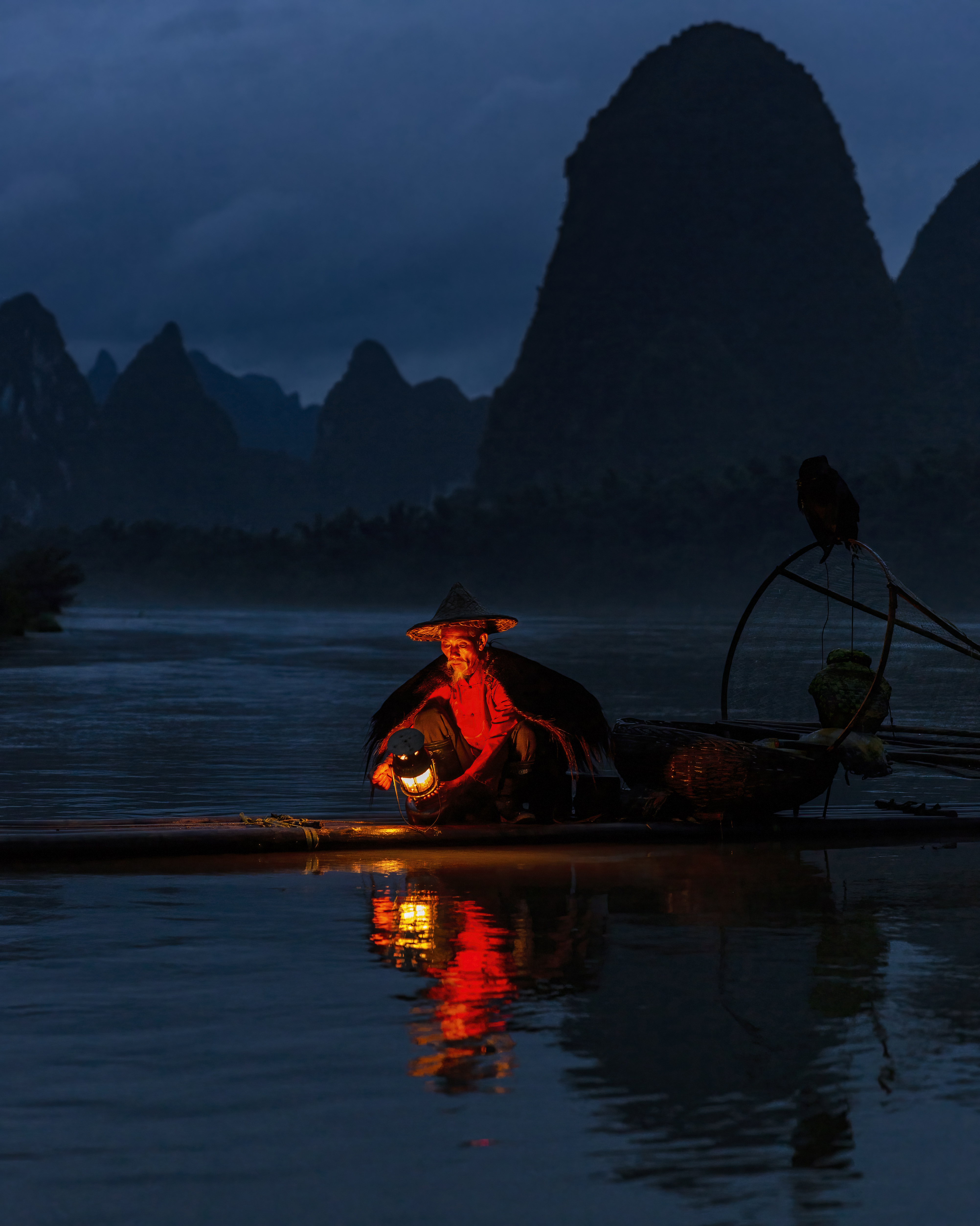 Cormorant Fisherman & his Lantern