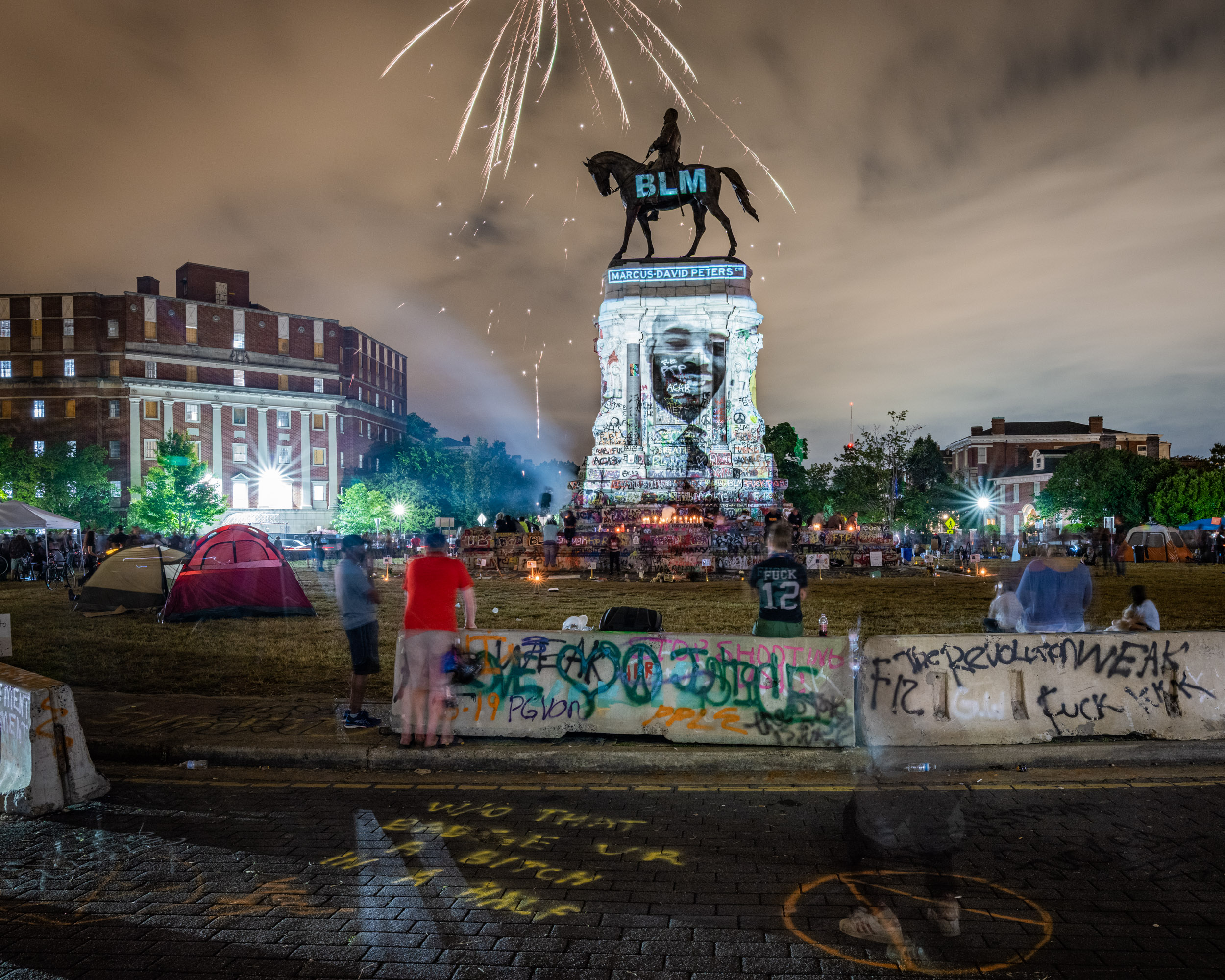 Late Night on Monument Ave
