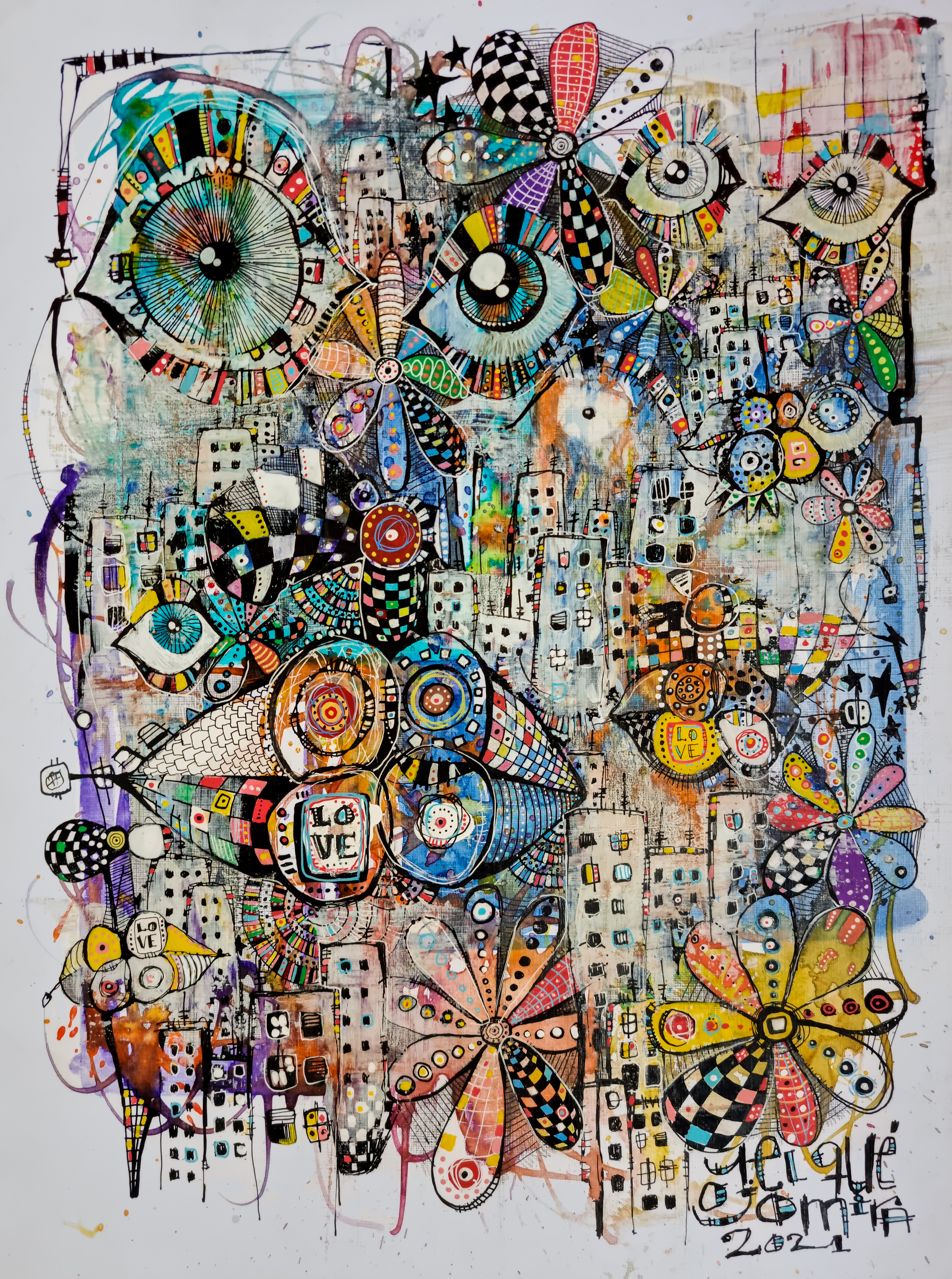 “Course of the gaze”