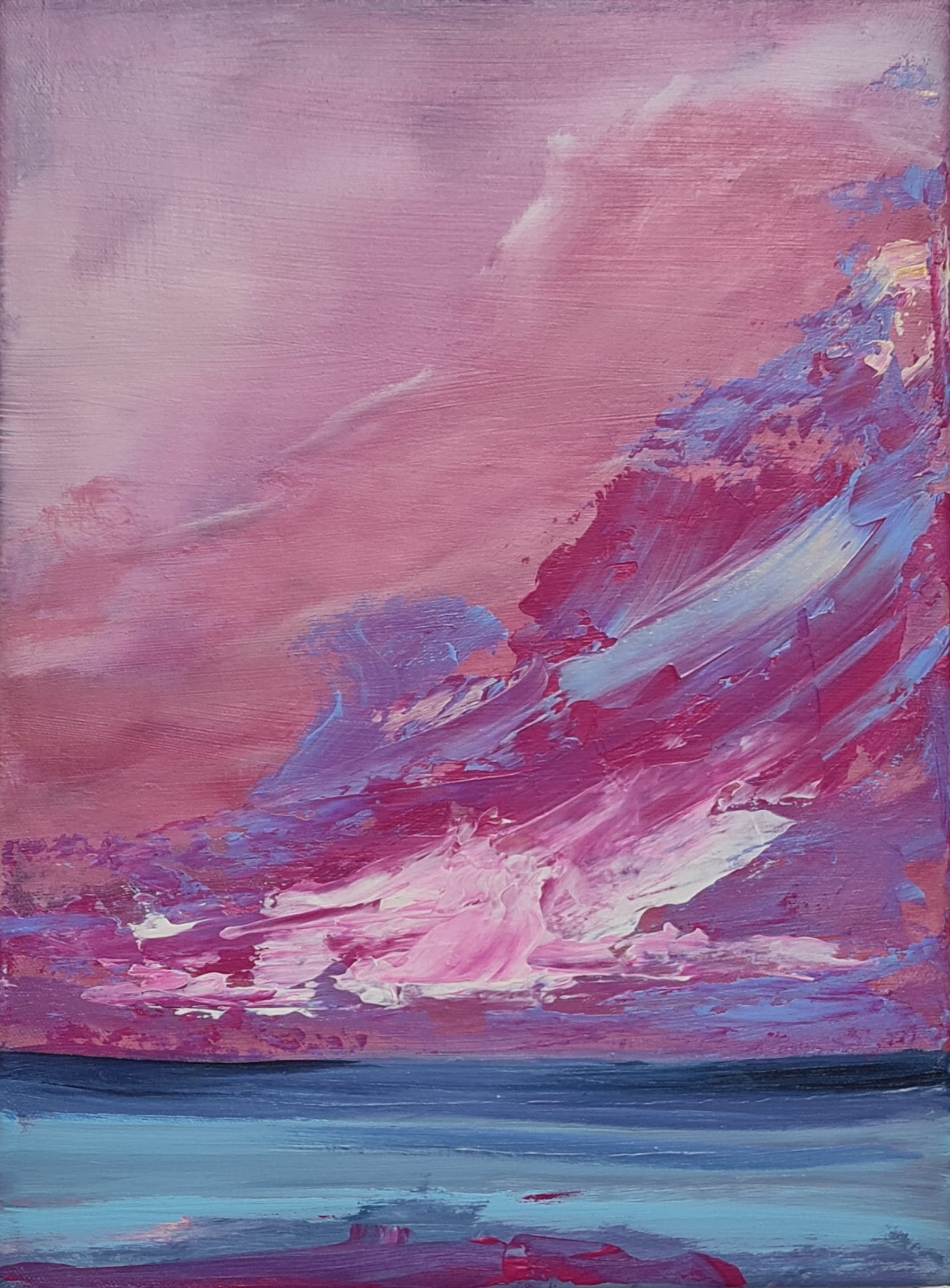 Pink glow