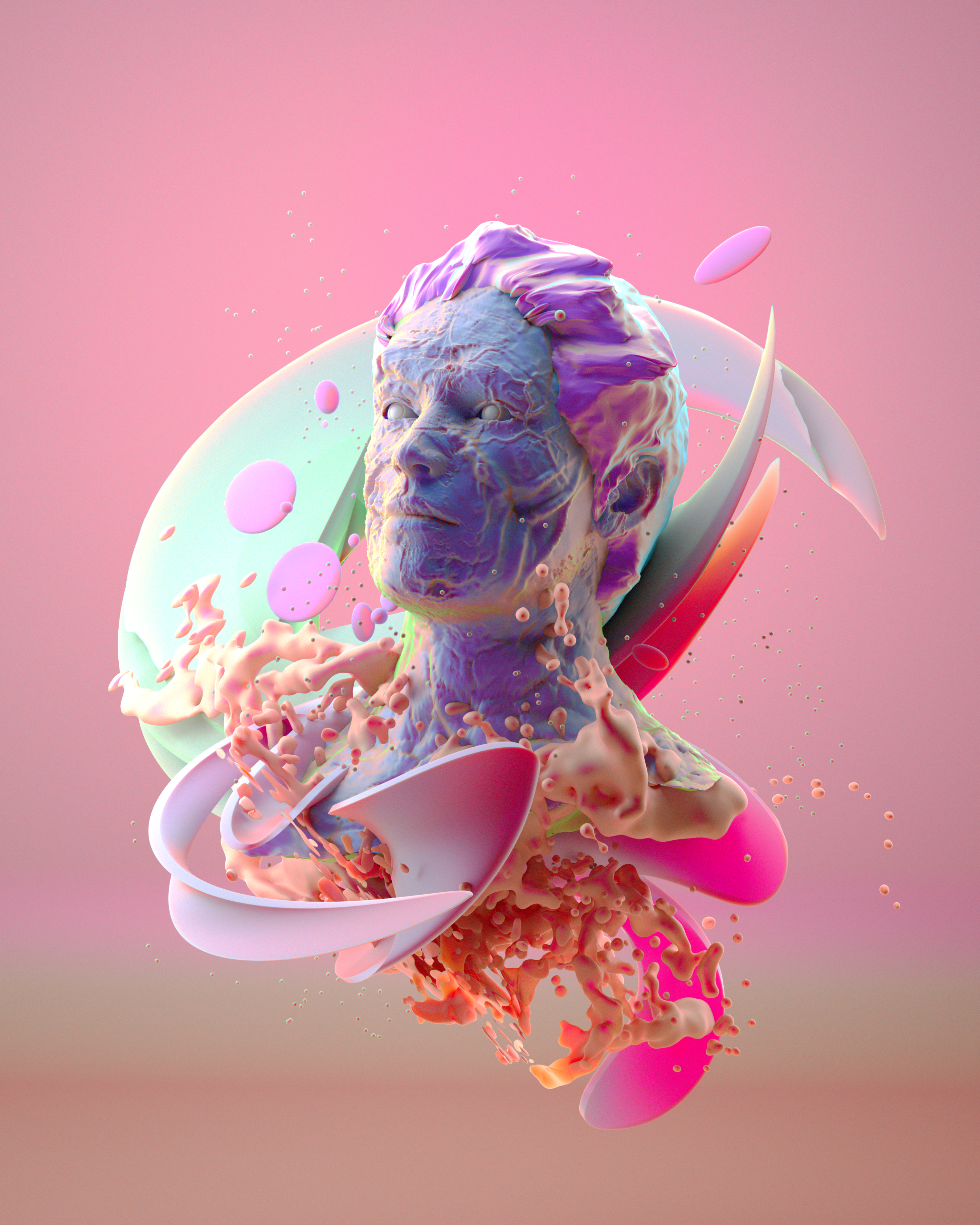 Portrait of a Collector (Carnelian Pastels)