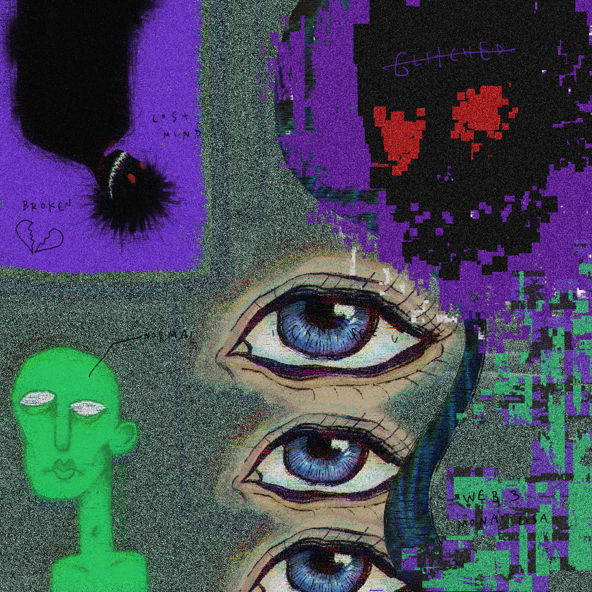 Glitched mind
